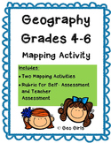 Map Skills - 2 Differentiated Activities with Assessment Rubric