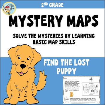Preview of Map Skills 2nd grade, Print and Digital