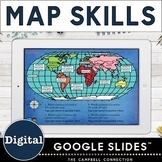 Map Skills 3rd, 4th, and 5th grade - Mapping Skills Digital