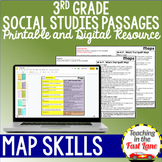 Map Skills - 3rd Grade Social Studies Reading Comprehensio