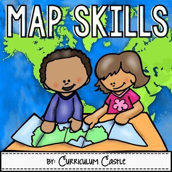 Preview of Map Skills Activities & Printables