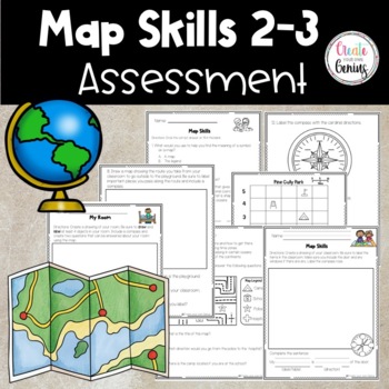 Preview of Map Skills Assessment| Reading a Map