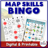Map Skills Bingo | Social Studies