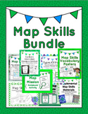 Map Skills Bundle: activities, worksheets, crafts, posters + more