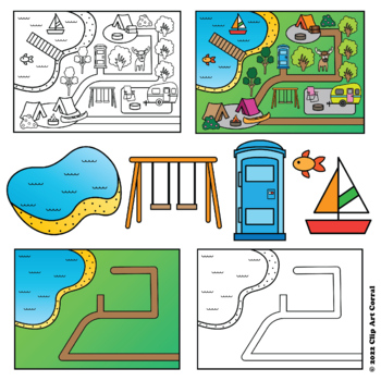 simple maps for kids