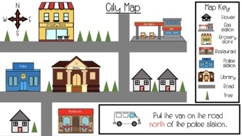 Preview of Map Skills & Cardinal Directions Google Slides