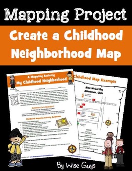 Map Skills Creative Activity Creating a Childhood Map