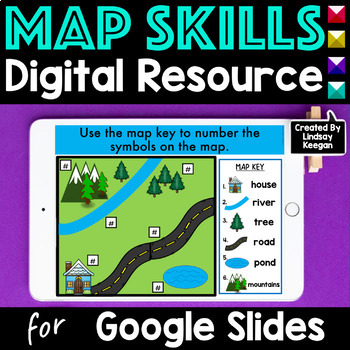 Preview of Map Skills Digital Activities for Google Slides