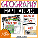 Map Skills Digital Activities for Google Slides