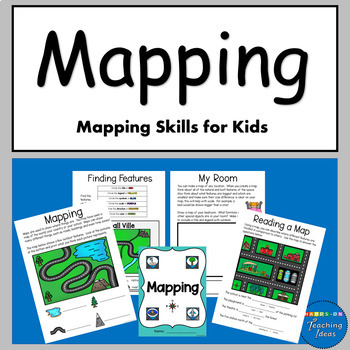 Preview of Map Skills First Grade Social Studies