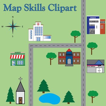 Map Skills Geography Clip Art By Dr Loftin S Learning Emporium Tpt