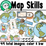 Map Skills Geography ClipArt