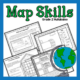 Map Skills - Grid, Scale, Map Keys and Map Flip Book