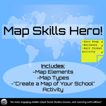 Preview of Map Skills Hero
