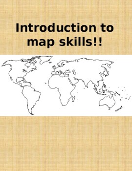 Preview of Map Skills - Introduction!