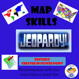 Map Skills Jeopardy Game