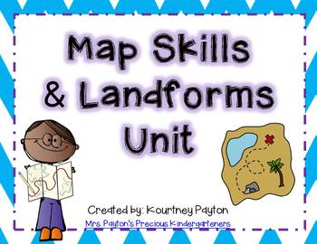 Preview of Map Skills & Landforms Unit