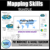 Map Skills- Latitude, Longitude, Hemispheres Slideshow Les