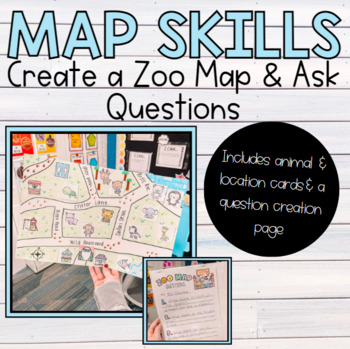 Preview of Map Skills: Make A Zoo Map & Ask Questions