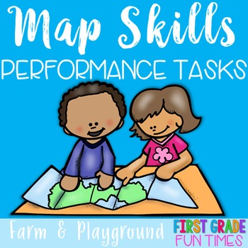 Preview of Map Skills - Performance Tasks