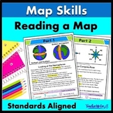 Map Skills - Reading A Map - Social Studies Unit 3rd 4th 5