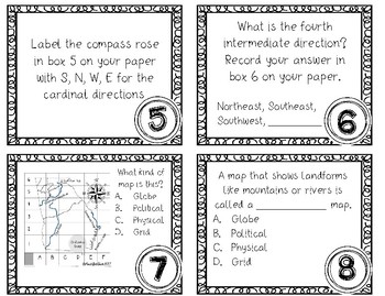 Map Skills Scoot By Peach State Teach Tpt