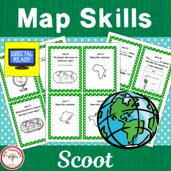 Preview of Map Skills Scoot