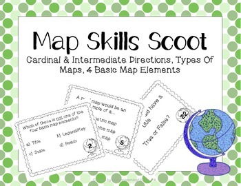 Preview of Map Skills Scoot!