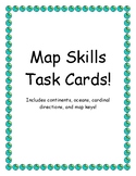 Map Skills Task Cards