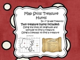 Map Skills: Treasure Hunts using Compass and Longitude and