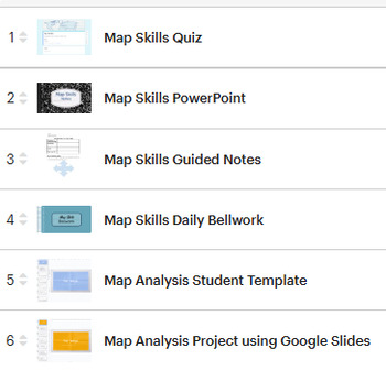 Preview of Map Skills Unit