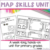 Map Skills Unit | Reading Maps Activities for Primary Grades
