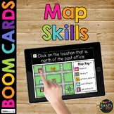 Map Skills and Directions BOOM CARDS™ Distance Learning | 