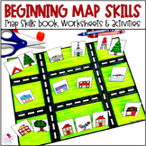 Map Skills Worksheets Book Lapbook - Reading a Map, Cardin