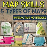 Map Skills and Types of Maps Interactive Notebooks/ Puzzle