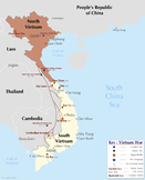 Map - Vietnam War (Major Battles)