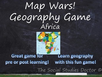 Preview of Map Wars! Geography Game (Africa Edition)