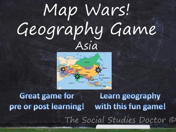 Preview of Map Wars! Geography Game (Asia Edition)
