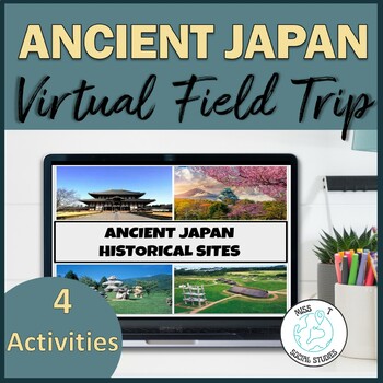 Preview of Map activities Middle/High Ancient Japan Virtual Field Trip Interactive activity