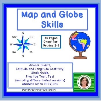 Preview of Map and Globe Skills