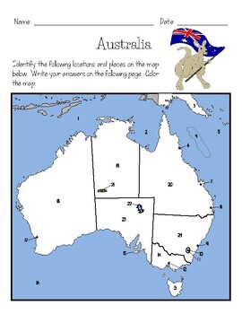 Preview of Map of Australia