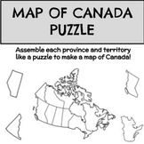 Map of Canada Puzzle