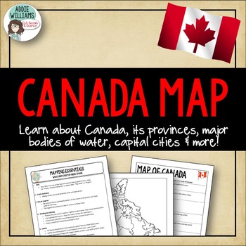 Preview of Canada Map Assignment - FREE!