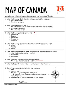 canadian geography assignment