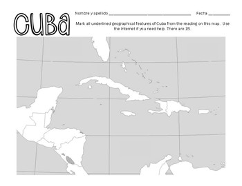 cuba geography tests