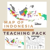Map of Indonesia Teaching Pack (Posters & Worksheets)