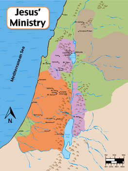 Preview of Map of Israel during Jesus time