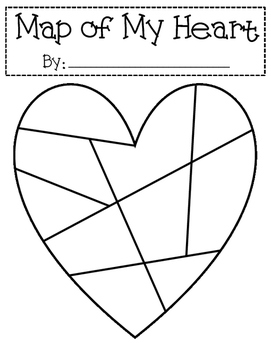 map of my heart class book by mad for kinder teachers pay teachers