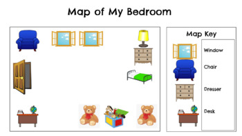 A Map Of My Bedroom Worksheets Teaching Resources Tpt