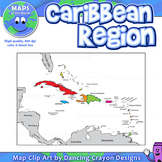 Map of the Caribbean Region